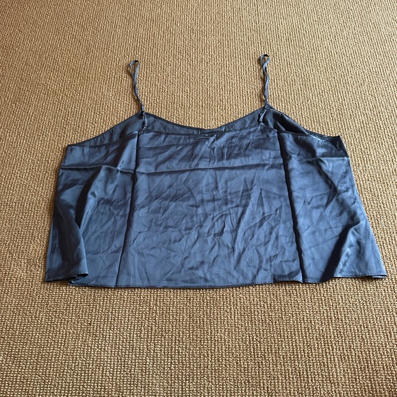 Skims Arctic Stretch Silk Crop Sleep Tank, Size 4X NWT - Picture 1 of 3